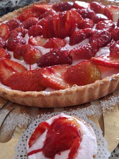 صورة لوصفة تارت الفريز 🍓 بطريقتي الحلوة