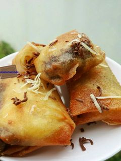 Foto resep Banana spring roll
