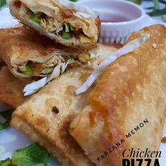 Chicken Pizza pocket A picture of Chicken Pizza pocket.