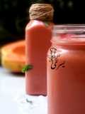 كوكتيل البابايا والفرولة  🎀