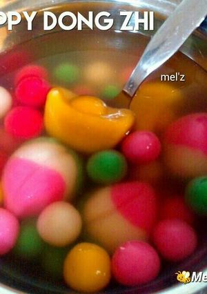 Foto resep Onde Jahe Rainbow 🍡🍡 / Wedang Ronde