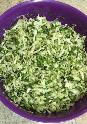 صورة لوصفة تبولة الملفوف