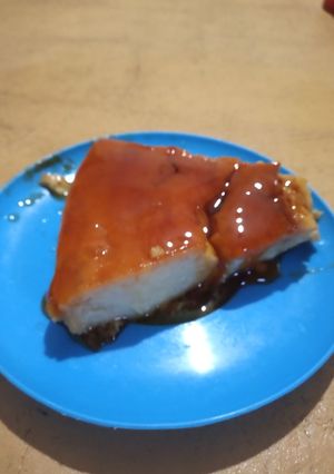 Una foto de Flan casero
