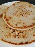 Sourdough Flat bread baked in the pan