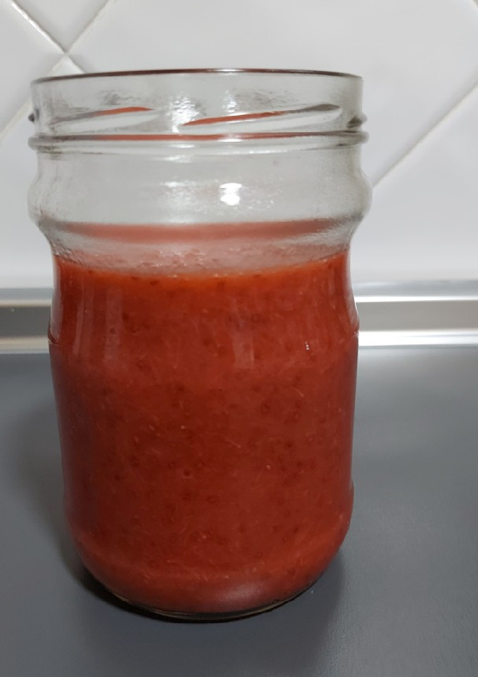 Una foto de Mermelada de fresa sin azúcar en robot cocina magefesa 🍓