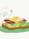 Egg n' Veggie Breakfast Sandwich