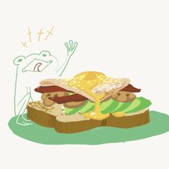 A picture of Egg n' Veggie Breakfast Sandwich.