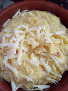 Una foto de Polenta saborizada