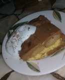 Postre de vainillas con flan