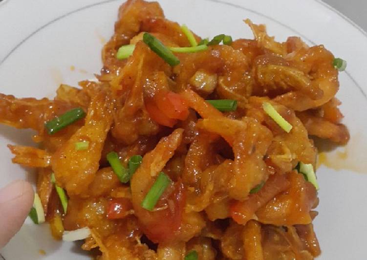 Langkah Mudah untuk Menyiapkan Udang asam manis Anti Gagal