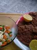 Milanesas de Bola de Lomo con ensalada rusa