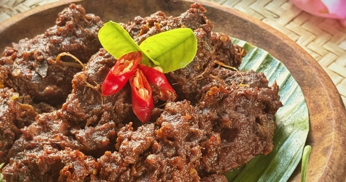 Rendang Daging Sapi dengan Susu Evaporasi