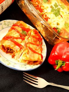 عکسی از دستور آنچیلادا(Enchilada)