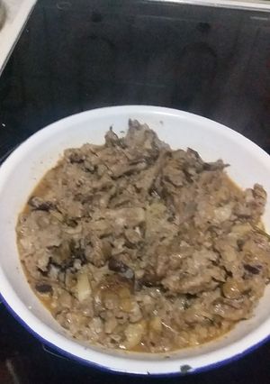 Una foto de Champiñones campestre al ajillo y perejil