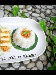 Foto resep Nasi lemak magicom #postinganrame2_nasi