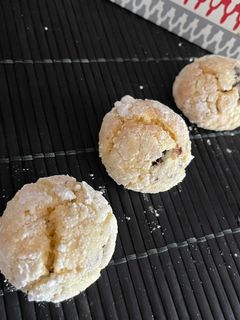 Kókuszos pöffeteg csokidarabokkal recept fotója
