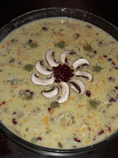 عکسی از دستور سوپ شیر