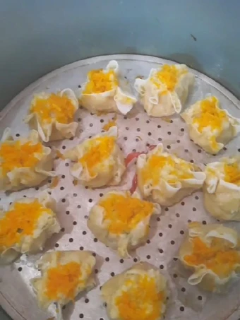 Cara Sederhana Menyiapkan Resep  Siomay ayam udang yang Lezat, Enak