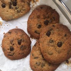 Soft chocolate cookies A picture of Soft chocolate cookies.