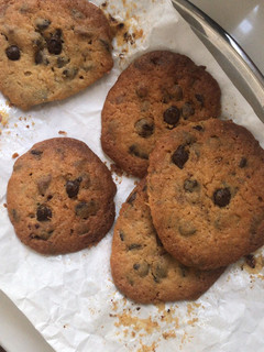 A picture of Soft chocolate cookies.