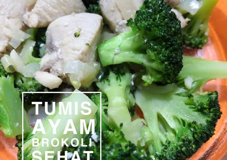 9 Resep: Tumis ayam brokoli (menu sehat, eat clean, cocok untuk diet) Anti Gagal!