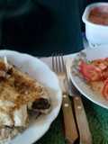Lenguado a la plancha acompañado de arroz y papas fritas