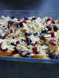 Pudding malinowy z bułeczek maślanych