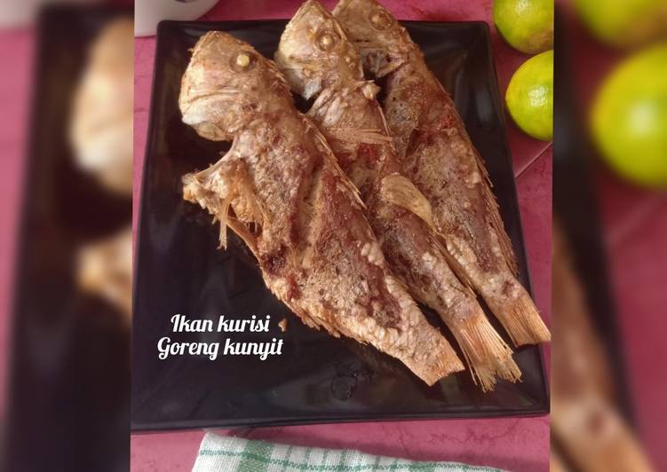 Ikan kurisi goreng kunyit