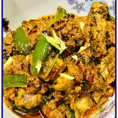 A picture of Peshawari chicken Kadai.