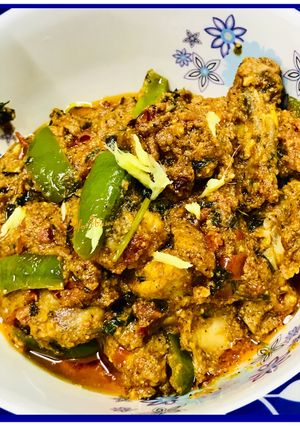 A picture of Peshawari chicken Kadai.