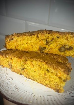 Una foto de Carrot cake fácil y con pocos ingredientes