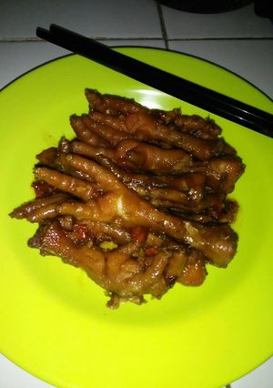 Foto resep Ceker ayam masak kecap pedass