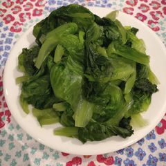 Boiled Chinese Lettuce A picture of Boiled Chinese Lettuce.