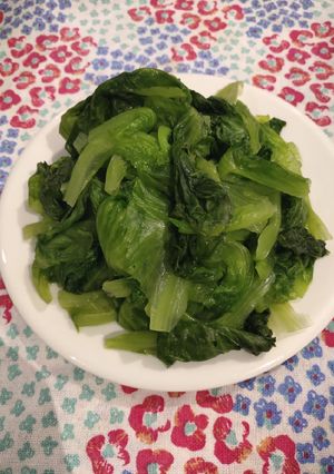 A picture of Boiled Chinese Lettuce.
