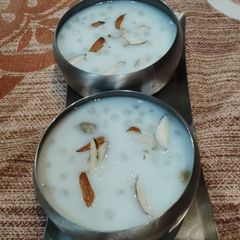 A picture of Skimmed sago milk.