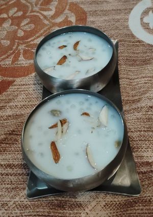 A picture of Skimmed sago milk.