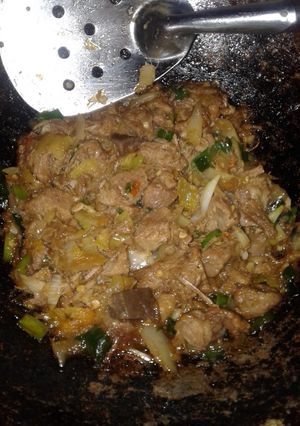 Foto resep Oseng kambing ala anak kos