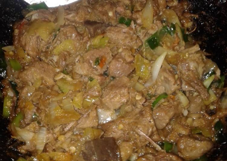 Resep Oseng kambing ala anak kos yang Enak