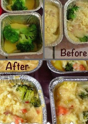 Foto resep Brokoli Kentang Panggang Keju