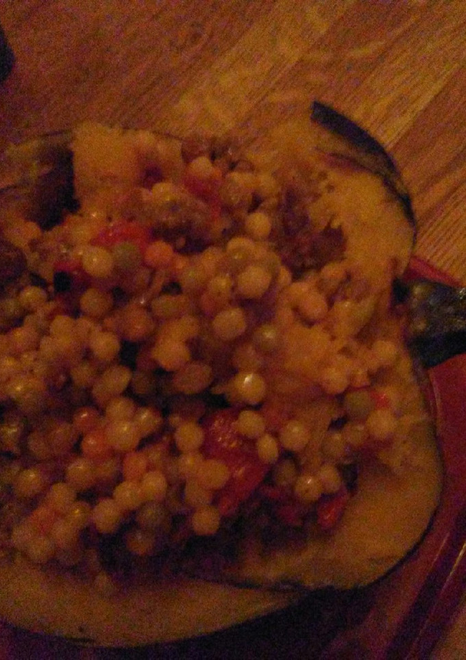 A picture of Stuffed Acorn Squash.