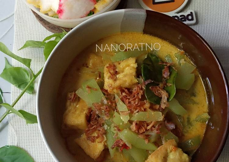 Sayur Tahu+Labu Siam