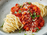 Resep Spaghetti Bolognese Vegetarian dengan Oncom