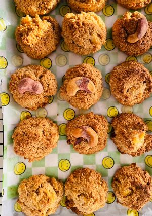 รูปของ คุกกี้🍪ไม่ยอมเป็นสับปะรด🍍โคโค่นัท🤣 Coconut flake pineapple cookies🍍🥥🌴🥜🍪