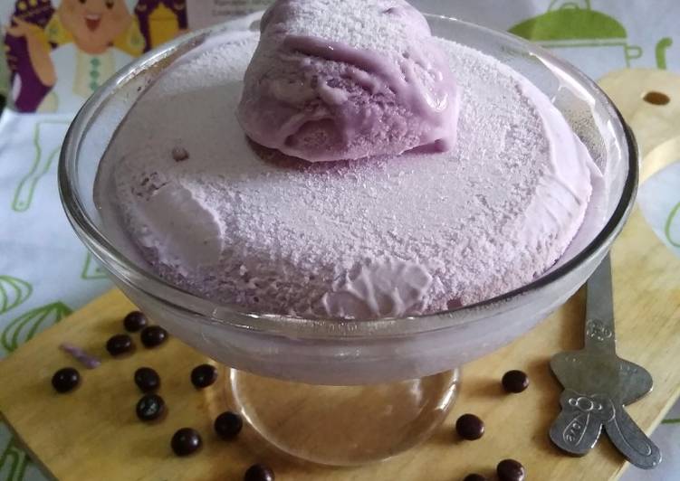 Langkah Mudah untuk mengolah Ube Ice Cream (Purple Sweet Potato) yang Bisa Manjain Lidah