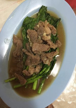 Foto resep Kailan cah Sapi