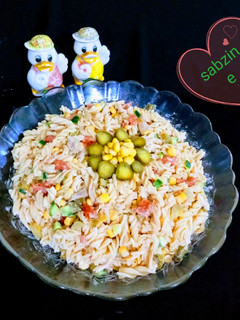 عکسی از دستور سالاد پاستا😋