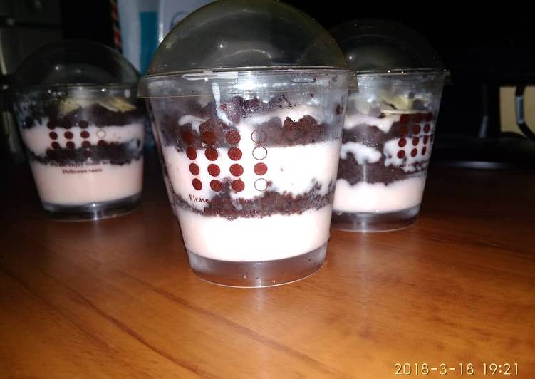 Resep Strawberry Oreo Cheese Cake 🍓, Bikin Ngiler