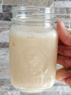 Una foto de Licuado de avena, yogurth y naranja🥤