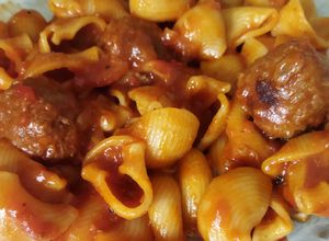 Une photo de Boulettes de boeuf sauce aigre douce au cookeo