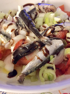 Una foto de Ensalada completa para cenar en 5 minutos